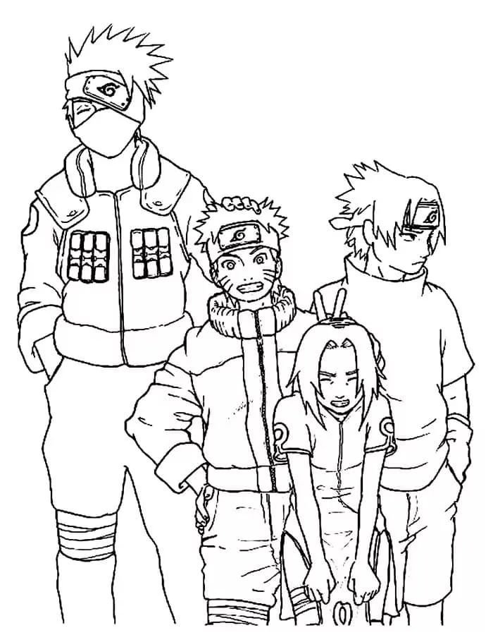 desenho do naruto para colorir e imprimir 9