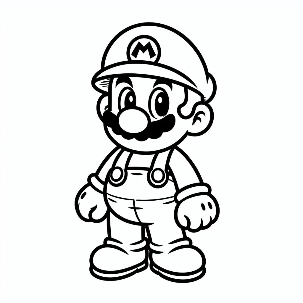 desenho do super mario bros para colorir 11 jpg