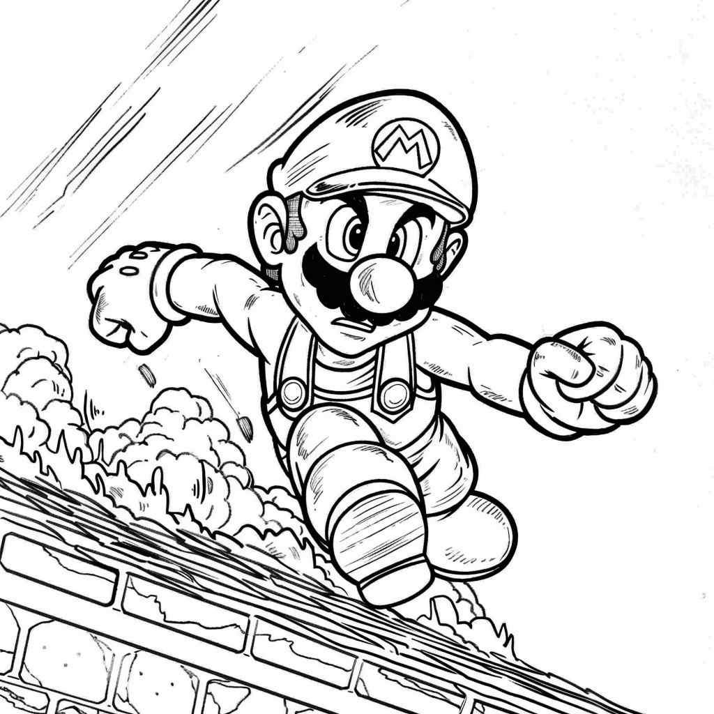 desenho do super mario bros para colorir294 3
