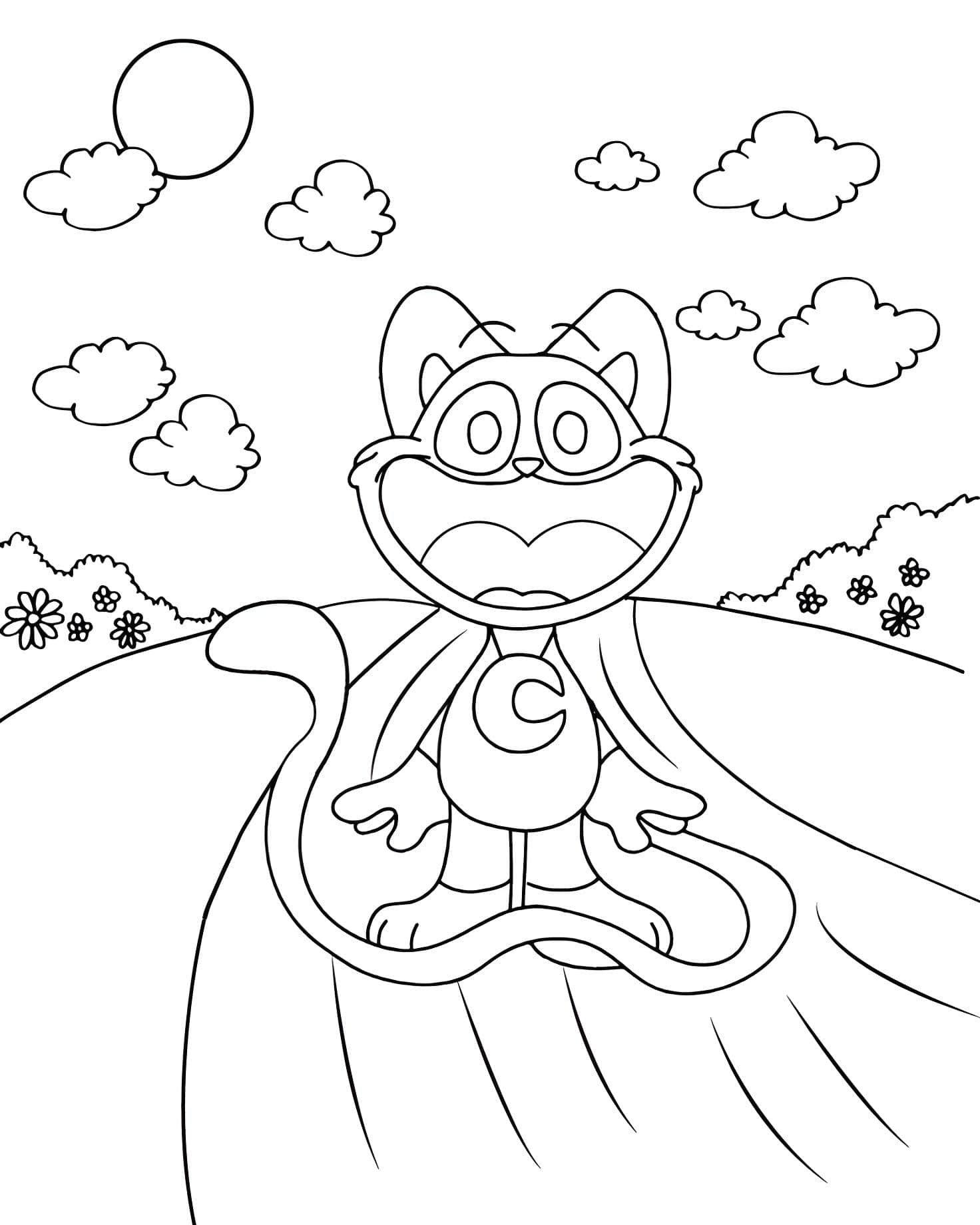 catnap kawaii para colorir