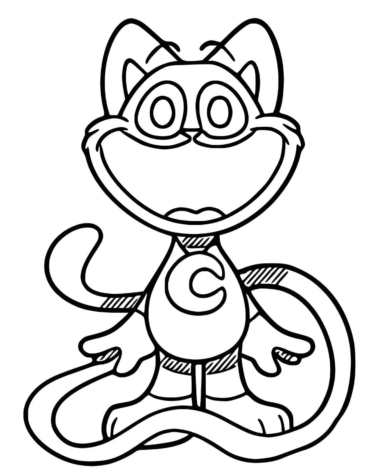 catnap personagem de poppy playtime para imprimir