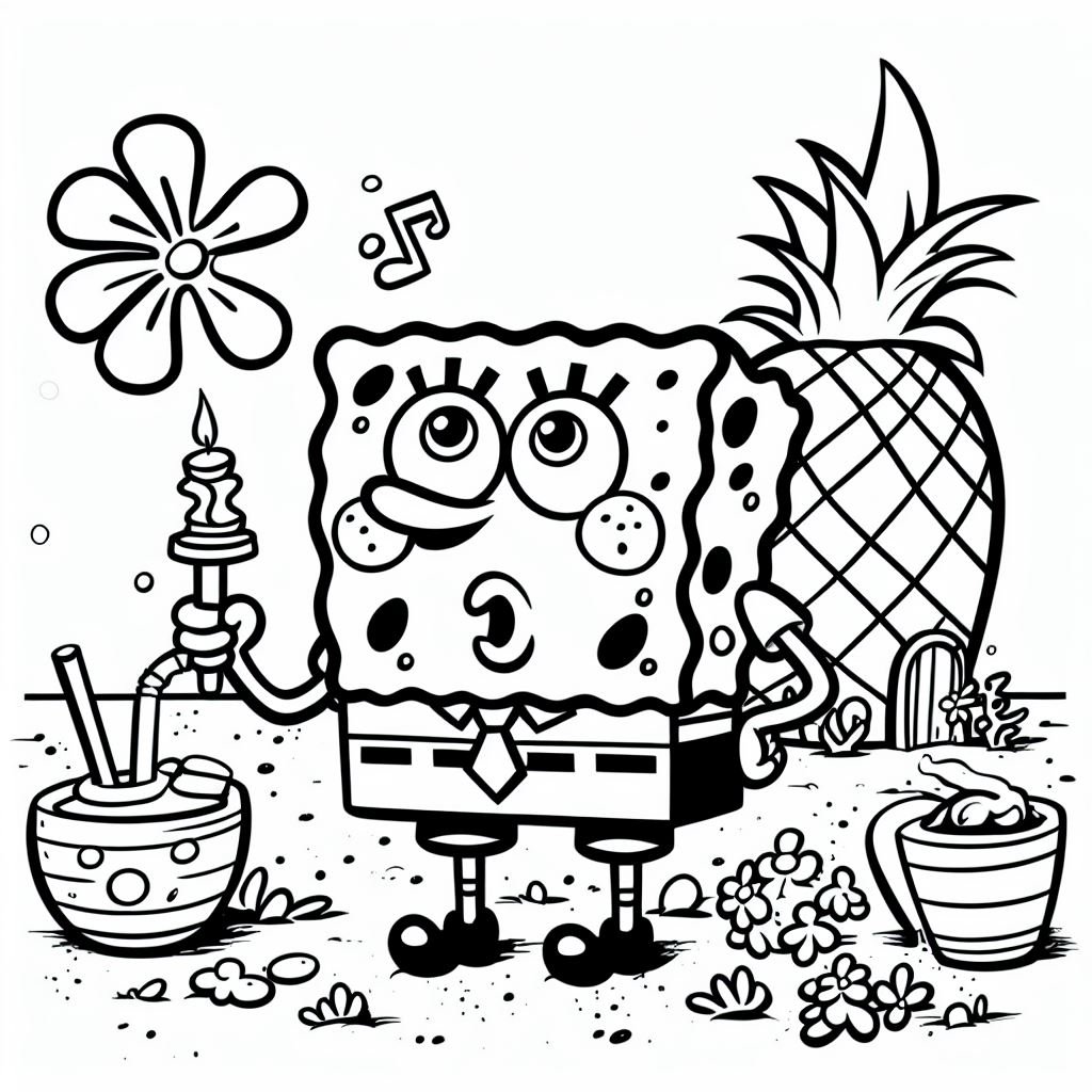 coloring bob esponja 6 1