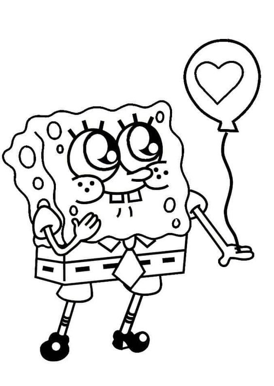 desenho do bob esponja para colorir e imprimir 5