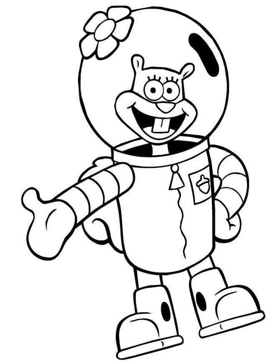 desenho do bob esponja para colorir e imprimir 7