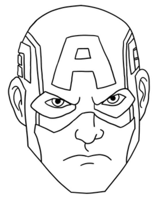 desenho do capitao america para colorir e imprimir 4