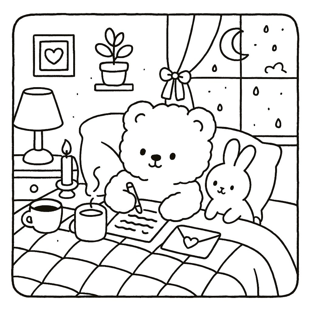 desenho estilo bobbie goods para imprimir